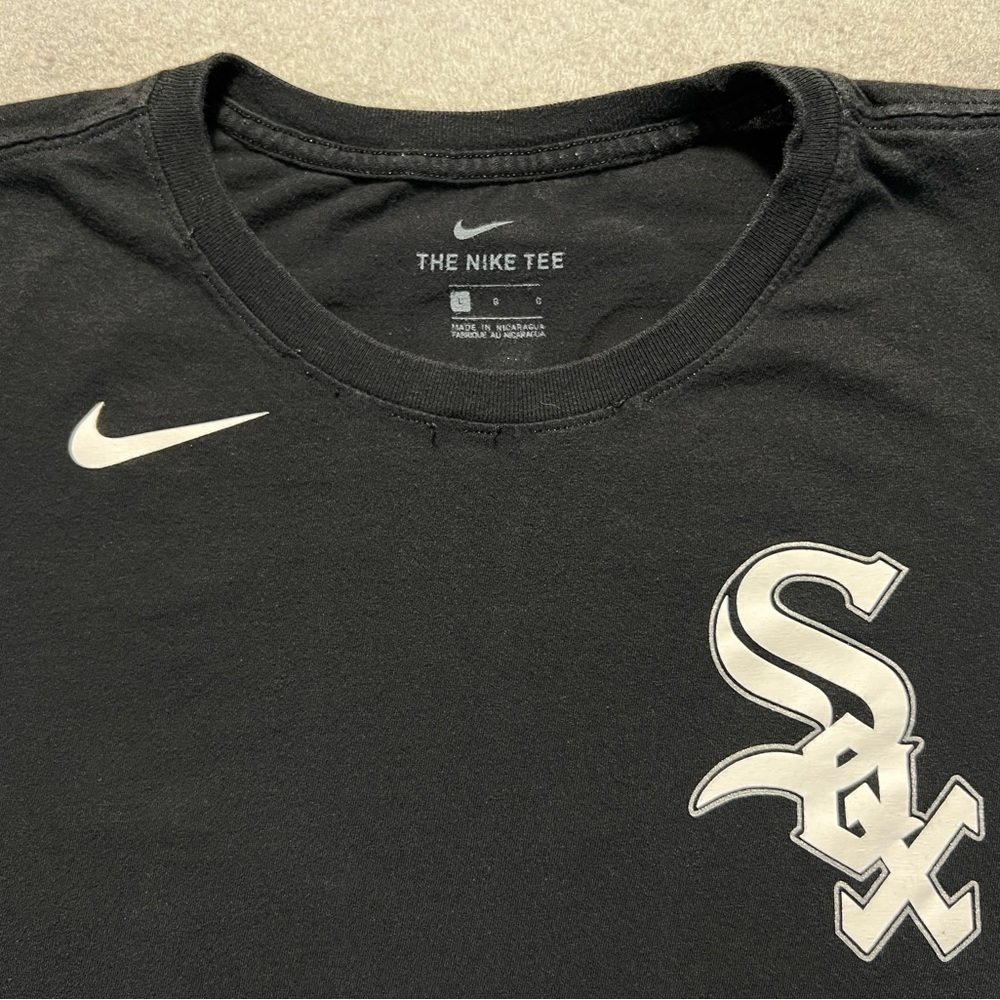 Nike MLB Chicago White Sox José Abreu #79 Black T-Shirt Men’s Large *Read* - Picture 4 of 5